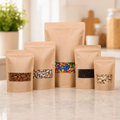 Kraft Standee Window Pouches