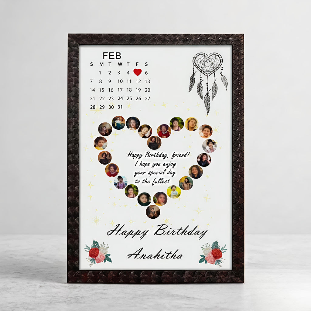 Love Calendar Frame