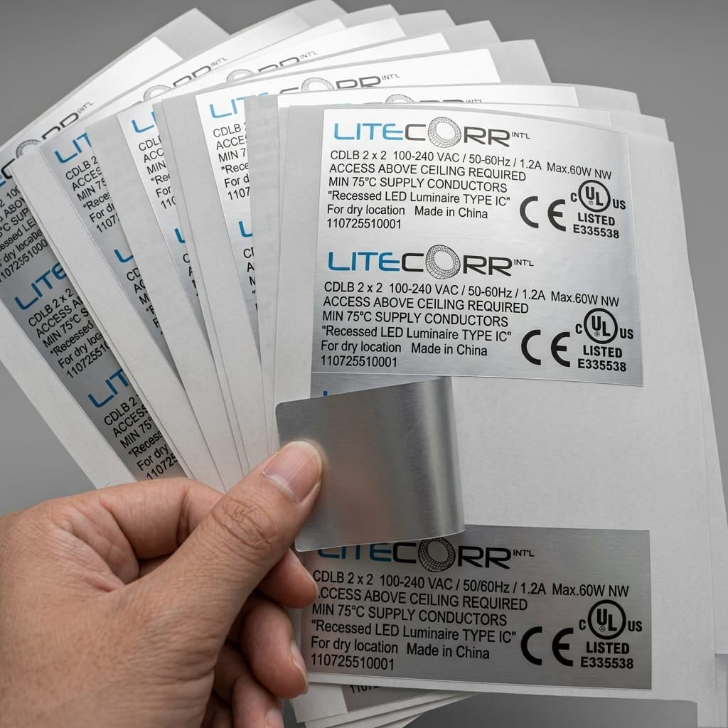 Silver Paper Diecut Stickers