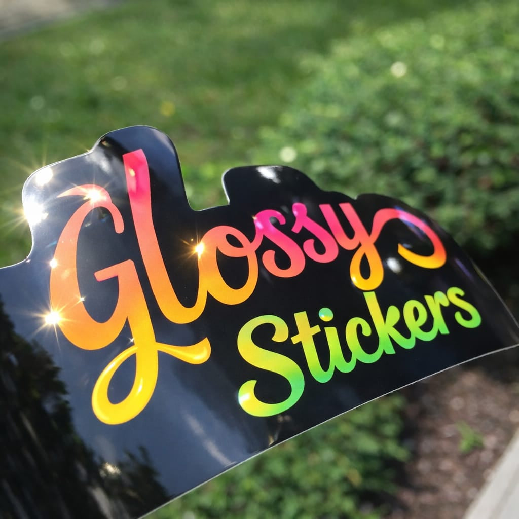 Glossy Lamination Diecut Stickers