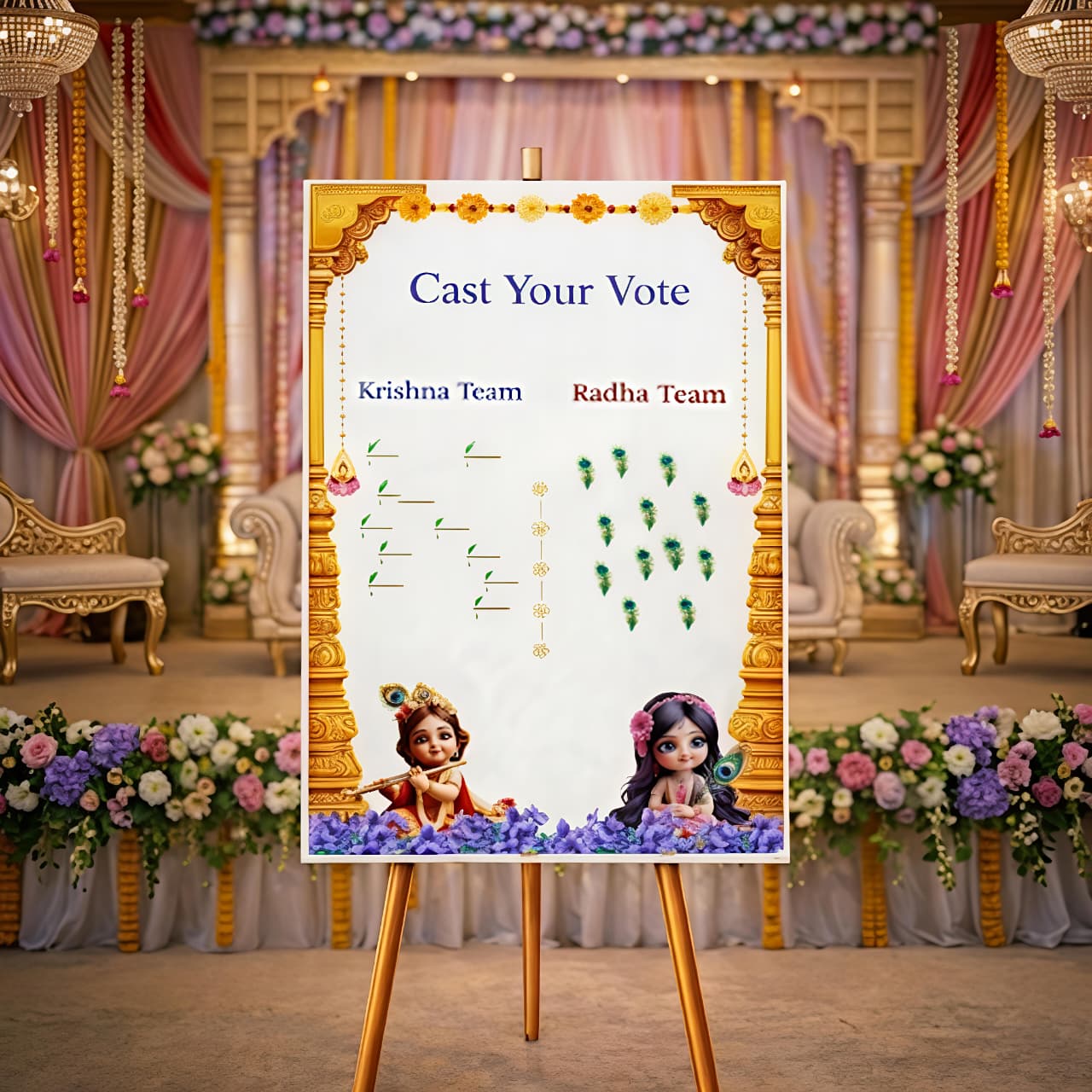 Gender Prediction Foam Board