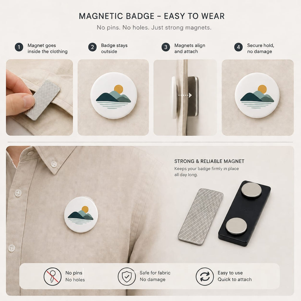Pocket Magnet Badges