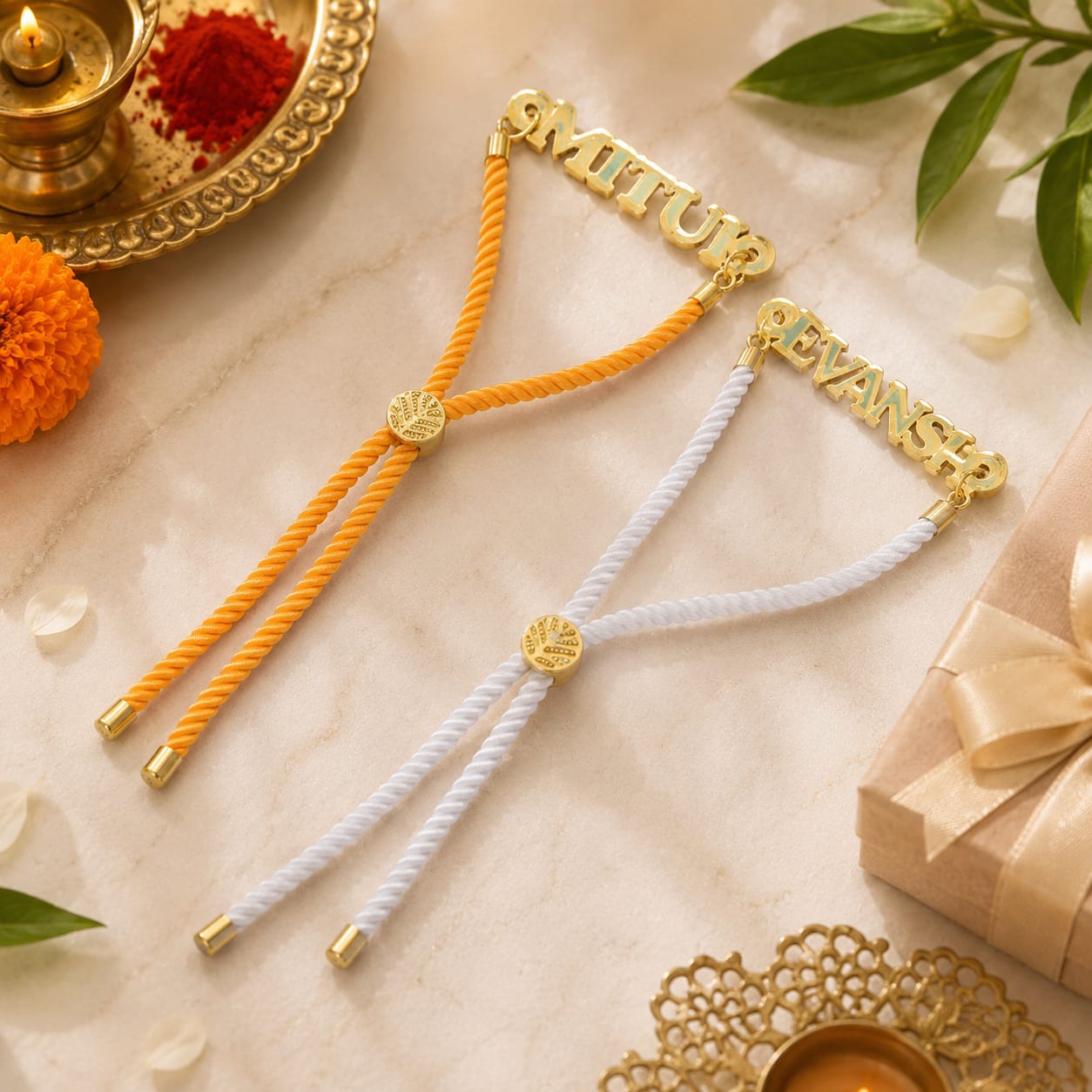 Golden Rakhi