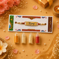 Rakhi with Kumkum Pasupu Set