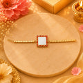 Golden Bracelet Rakhi 1