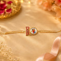 Golden Bracelet Rakhi 5