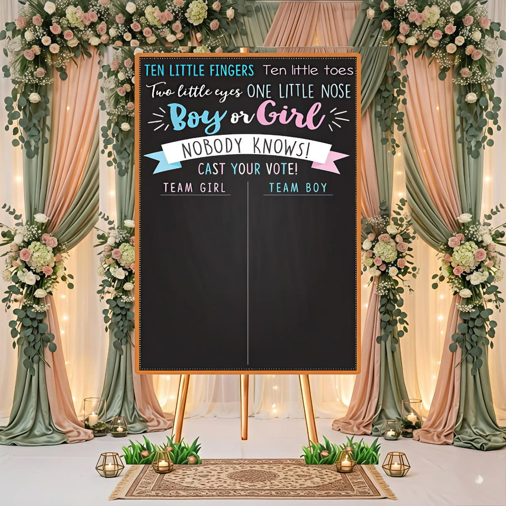 Gender Prediction Foam Board