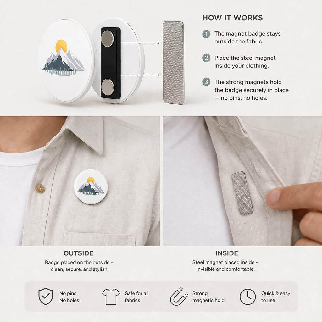 Pocket Magnet Badges