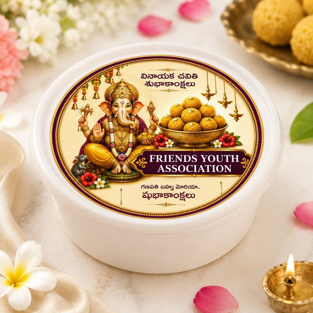 Ganesh Laddu Stickers