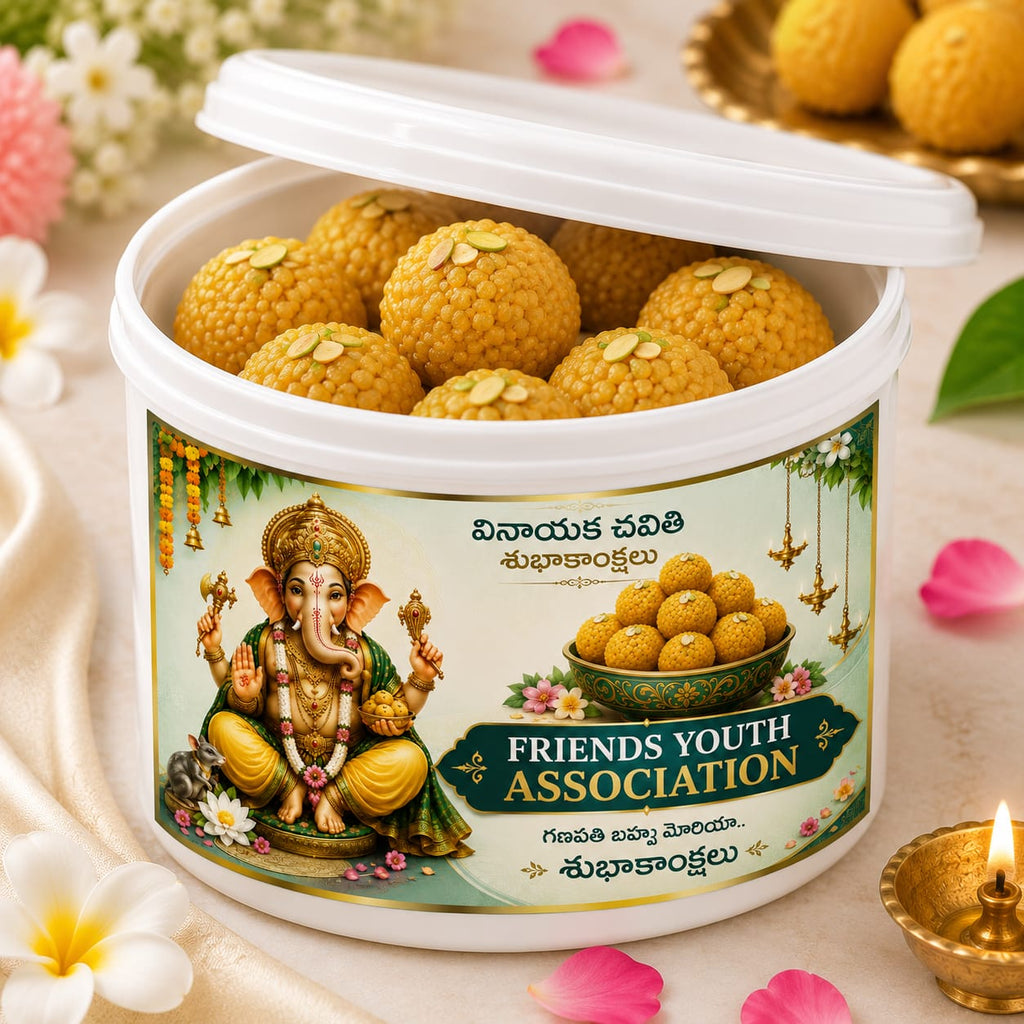 Ganesh Laddu Stickers