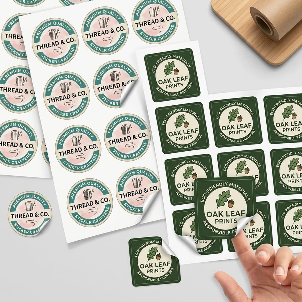 Paper Diecut Stickers