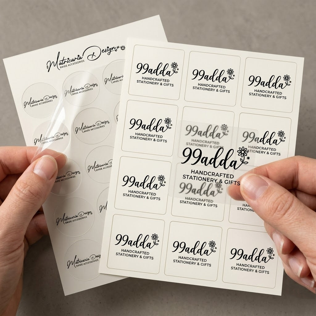 Transparent Diecut Stickers