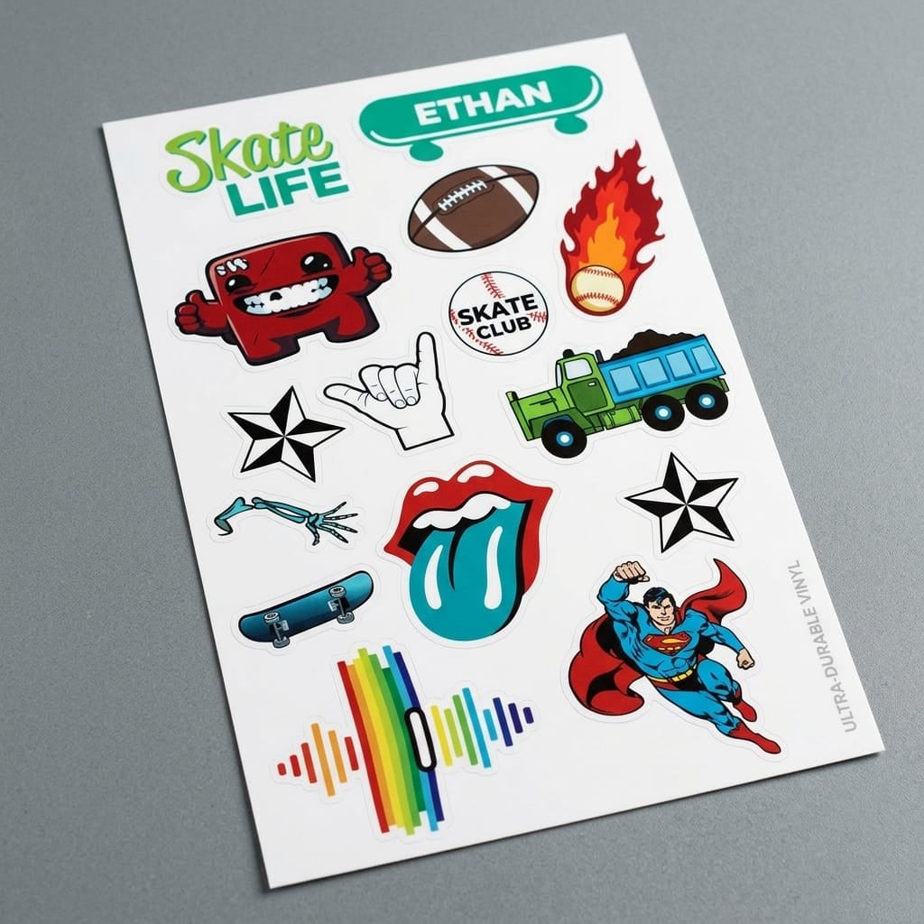 Eco solvent Diecut Vinyl Stickers